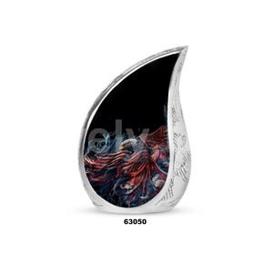 Urna de cremación voladora de águila lágrima única más vendida para cenizas humanas adultas urna funeraria de recuerdo con bolsa de terciopelo gratis - Product Image 4