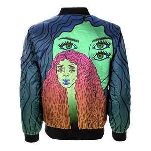 เสื้อแจ็กเก็ตเบสบอลพิมพ์ลายพิมพ์ซับลิเมชันสำหรับผู้ชายโอเวอร์ไซส์สำหรับกีฬากลางแจ้งแจ็คเก็ตเลตเตอร์แมนสำหรับทุกเพศ - Product Image 4