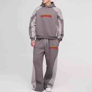 Conjunto Deportivo de Invierno para Hombre, Chaqueta Cortavientos con Cremallera, Pantalones Deportivos de Poliéster/Algodón, Sudadera con Capucha, 2 Piezas, Reflectante, Ecológico, Color Sólido - Product Image 6