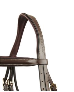 Para Hunter Bridle y Cavesson Bridle en marrón/Havana COB Cuero genuino Brida de caballo Directo del fabricante - Product Image 2