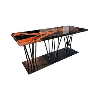 Golden Finishing <b>Marble</b> Top Coffee <b>Table</b> Living Room Furniture New Trending Style Restaurant & Coffee Shop Furniture <b>Side</b> <b>Table</b> - Product Image 3