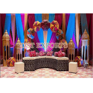 โคมไฟตกแต่งสไตล์โมร็อกโกสำหรับมีฟังก์ชั่นต่างๆของตกแต่งในงานแต่งงานพร้อมร่มธีมร่มสีสันสดใส - Product Image 1