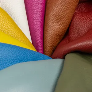 Doublure en cuir de vachette pleine fleur de qualité supérieure-Cuir enduit durable ultra-doux pour chaussures haut de gamme Sacs à main Ceintures et rembourrage - Product Image 3