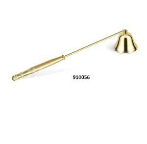 Abatidor de velas de latón macizo con acabado dorado - Product Image 6