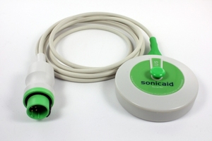 Sonde fœtale verte Sonicaid ACC-OBS-008, transducteur à ultrasons pour moniteur Team / Team Duo Oxford Huntleigh - Product Image 2
