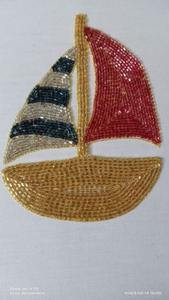 Handmade Beaded Embroidery Juice Glass Charm Stylish Trendy Design with Fancy Touch Beautiful Luxury <b>Keyring</b> India Classic Style - Product Image 3