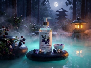 Gel Intime Hydratant Premium à la Saveur de Mûre, D-Panthénol, Extraits de Plantes Naturelles, Spray Alimentaire à la Saveur de Mûre Sauvage - Product Image 3