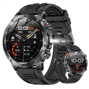 Montre connectée sportive Ak87, écran tactile IPS de 1,7 pouce, Bluetooth 5.2, moniteur de fréquence cardiaque, suivi du sommeil, unisexe, étanche IP68 - Product Image 1