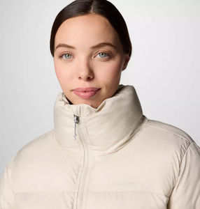 Dernière veste matelassée courte pour femme en pierre foncée personnalisée OEM, veste à fermeture éclair intégrale, veste à bulles respirante, doudoune d'hiver pour femme - Product Image 2