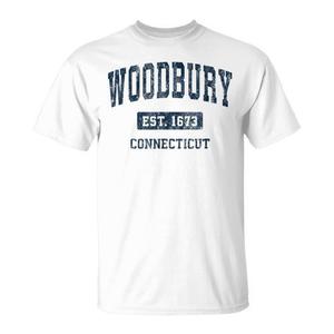 T-shirt promozionale sportiva vintage Woodbury Connecticut CT - Product Image 1
