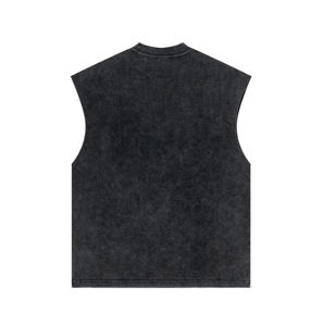 High Street <b>Men's</b> Vintage Washed <b>Tank</b> <b>Top</b> 100% Cotton Quick Dry & Breathable Customizable Colors/Logos Sleeveless Streetwear - Product Image 2