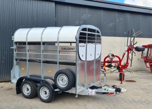 8 x 5 Nugent Livestock <b>Trailer</b> Aluminum Ranch Hauler Cattle Sheep Transport <b>Farm</b> Animal Carrier 2000 -3000kg Max Payload for Sal - Product Image 2