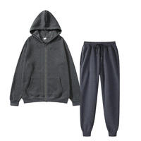 Nouvelle Collection : Ensemble Pull à Capuche et Pantalon de Survêtement Unisexe, Couleur Unie, Épais, Écologique et Chaud pour l'Hiver