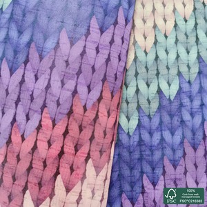 Tissu jacquard en fourrure luxueuse à poils longs et lâches, à motif imprimé tricoté sur tissu en liège blanc, avec pompon argenté, pour manteau et pull - Product Image 1