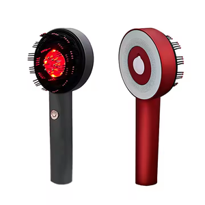 LJ Custom LOGO <strong>Electric</strong> Scalp <strong>Massager</strong> Comb Light Therapy Hair Growth Liquid Applicator <strong>Head</strong> <strong>Massager</strong> - Product Image 1
