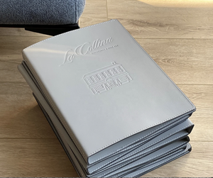 Cubierta de Menú Moderna DIVRIS de Cuero PU con Logotipo Grabado, Tamaño y Color Personalizables, Impermeable, Ecológica, con Capacidad para Múltiples Páginas - Product Image 2