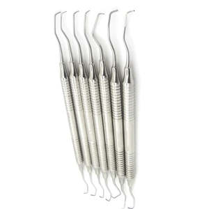 Ensemble de 7 pièces de remplissage composite dentaire électrique en acier inoxydable, poignée ergonomique réutilisable, certifié CB par SurgiRight - Product Image 6