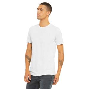 T-shirt à manches courtes pour homme, coupe classique, en jersey épais polyester/coton 200g, anti-plis, style streetwear, personnalisable - Product Image 2