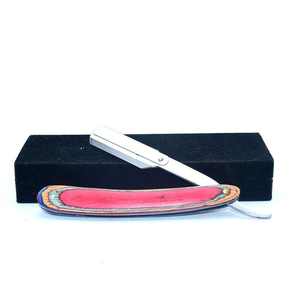 Maquinilla de Afeitar Profesional para Hombre, de Acero Inoxidable, Desechable, de una Sola Hoja, con Mango de Madera, Color y Logotipo Personalizados por LCI - Product Image 1