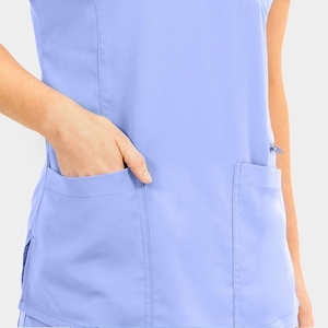 Trajes Uniforme Mujer Jogger Estilo Spandex Estiramiento Transpirable Enfermería Hospital Clínica Desgaste Scrubs Uniformes Conjuntos Premium - Product Image 4