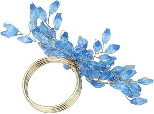 Ronds de serviette de Noël indiens Décor de table exclusif pour les mariages et les fêtes avec des serviettes de Noël en polyéthylène en papier - Product Image 2