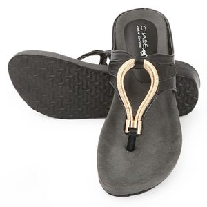 Pantuflas Suaves para Mujer Chase Value (H6) - Cuero Artificial Talla 6 Gris - Product Image 5