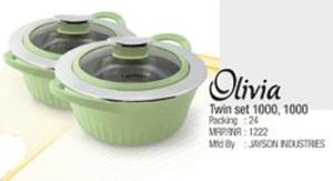 Calentador de alimentos aislado de aluminio, calidad caliente, plato de 20cm, calentador de alimentos antiadherente, juego de cazuela de aluminio aislado con tapa, olla caliente - Product Image 3