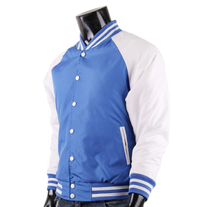 Nouvelle vente chaude en gros vierge 100% coton hiver football américain vestes universitaires unisexe avec logo avant - Product Image 6