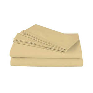 Re e Super King Size primavera crema microfibra aria doppio foglio Set 4pc cucito misura lenzuola stile semplice per uso alberghiero - Product Image 3