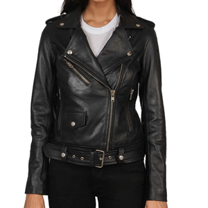 Chaqueta de piel de oveja auténtica de alta calidad al por mayor para mujer ropa de algodón a la moda - Product Image 1