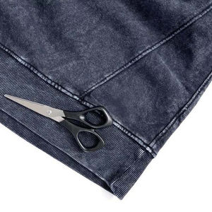 Nouveau automne mode hommes lavage à l'acide sweats Logo personnalisé col rond prix de gros personnalisé lavage à l'acide sweat - Product Image 3