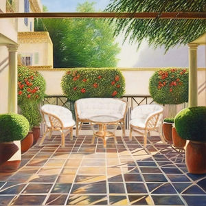 Ensemble de salon de jardin en rotin moderne BAHAMA SKIN pour balcon et jardin, table basse et chaises pour salon et appartement, en provenance d'Indonésie - Product Image 2