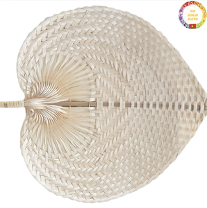 Ventilador de mano de bambú hecho a mano de Vietnam, ventilador tejido ecológico ligero, Material Natural, producto artesanal tradicional decorativo - Product Image 6