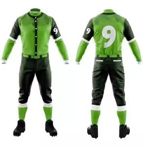Exigences personnalisées Nouvelle conception Ensembles uniformes de baseball doux 2025 Vente chaude Unisexe Pas cher Prix Polyester Impression - Product Image 3