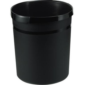 Poubelle en plastique HAN GRIP KARMA Eco-noir 18L 31,2 x 35 cm 80-100% Matériel recyclé 1 compartiment de tri - Product Image 1