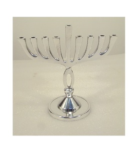 Aluminium Stainless Steel Finished Polished <b>Large</b> <b>Candle</b> Holder for Home Hotel Restaurant Table Top Decorative Item - Product Image 4