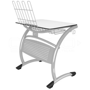 Escritorio de música compacto individual de para configuración de oficina en casa o estudio - Product Image 1