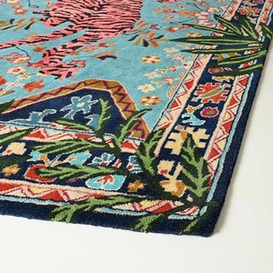 Bengal Tiger Tay Chần len Thảm 5x8 6x9 <span class=keywords><strong>7x10</strong></span> 8x10 9x12 10x14 feet lớn động vật thảm đa màu thảm - Product Image 2