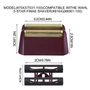 Paquete de 2 Repuestos de Láminas Dobles y Barra de Corte para Cabezales de Afeitadora Eléctrica, Uso Facial - Product Image 2