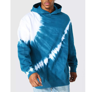 Personnalisé 350g 100% coton Tie Dye sweats manches longues grande taille sweats à capuche pour hommes décontracté polaire pour l'hiver Min. Commander 2 pièces - Product Image 5