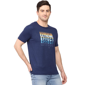 100% coton et pas cher impression personnalisée hommes t-shirt à la mode à manches courtes Slim Fit t-shirt en gros du Bangladesh - Product Image 2