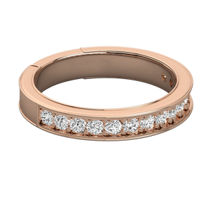 10K <b>Gold</b> Solitaire Diamond Brilliant <b>Ring</b> - Product Image 3