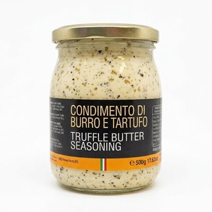 FRESH TRUFFLE BUTTER SAUCE Norcineria Lucana Wild in Jar or Bulk Made in Italy ISO BRC HACCP Private Label - Product Image 1