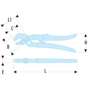 Alicates Multigrip Automáticos Facom - Product Image 2