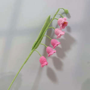 Nouveauté 2025 – Vente en gros usine – Fleurs au crochet faites main, modèles Muguet finis, pur artisanat - Product Image 4
