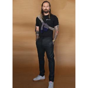 Colección de chalecos y chalecos elegantes con pantalones City Cream para mujer - Product Image 1