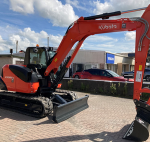 Excavadora Kubota Usada Disponible a Bajo Precio, Mini Excavadora de 2.5 Toneladas con Orugas de Goma, Micro Excavadora Hidráulica, Excavadora para Huertos en Venta - Product Image 1
