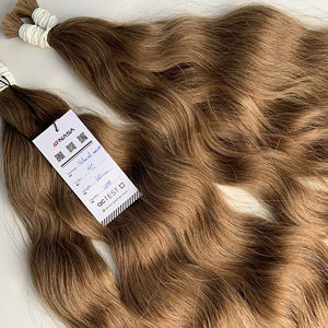 Extensions de cheveux humains vierges 100% vietnamiens, super double drawn, couleur naturelle, lisses, en vrac pour la vente en gros - Product Image 1