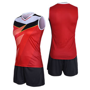 เสื้อวอลเลย์บอลทีมชายแบบสั่งทำพิเศษ ผ้าโพลีเอสเตอร์/คอตตอน 220 กรัม ชุดย้อมสีพื้น - Product Image 1