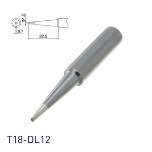 หัวบัดกรี T18-DL12 Hakko วัสดุทองแดงที่ทนทาน - Product Image 1